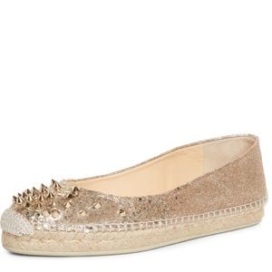 Christian louboutin Aliochette Glitter Espadrille